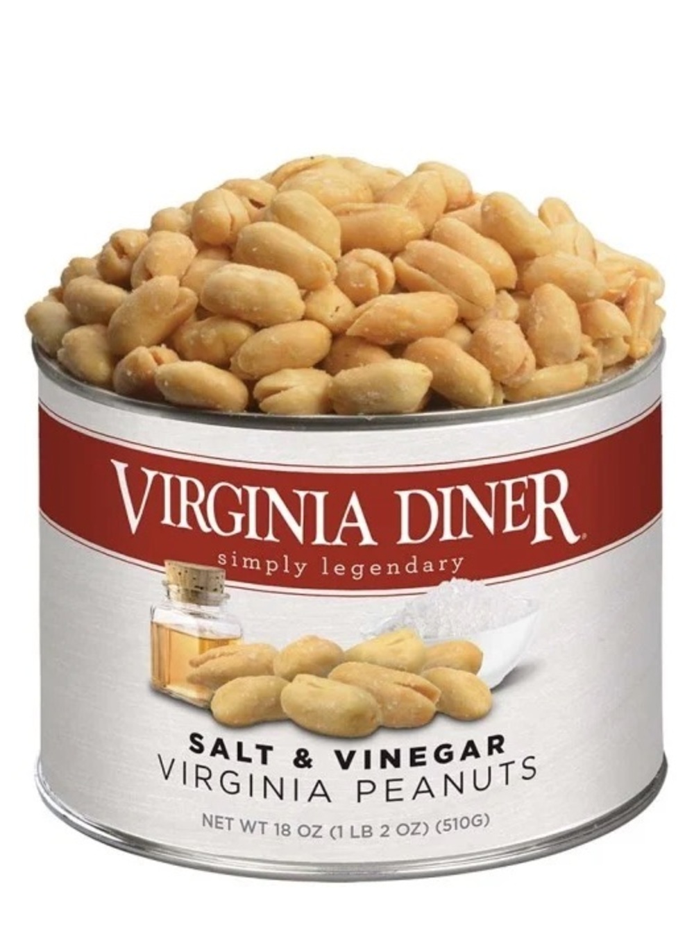 9 oz Can Salt & Vinegar Virginia Peanuts